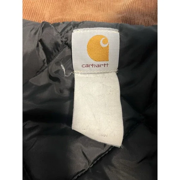 Carhartt Heavy Duck Men's Jacket Quilted Lining RN 14806 Regular Size: 58